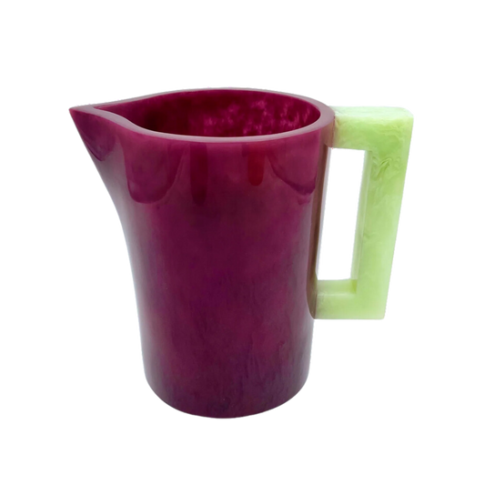 Jarra Pearl Pitcher Plum with Celadon