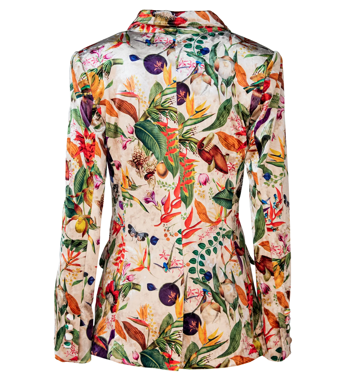 Blazer Colombian Flowers Velvet