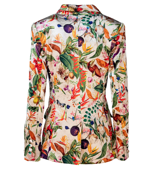 Blazer Colombian Flowers Velvet