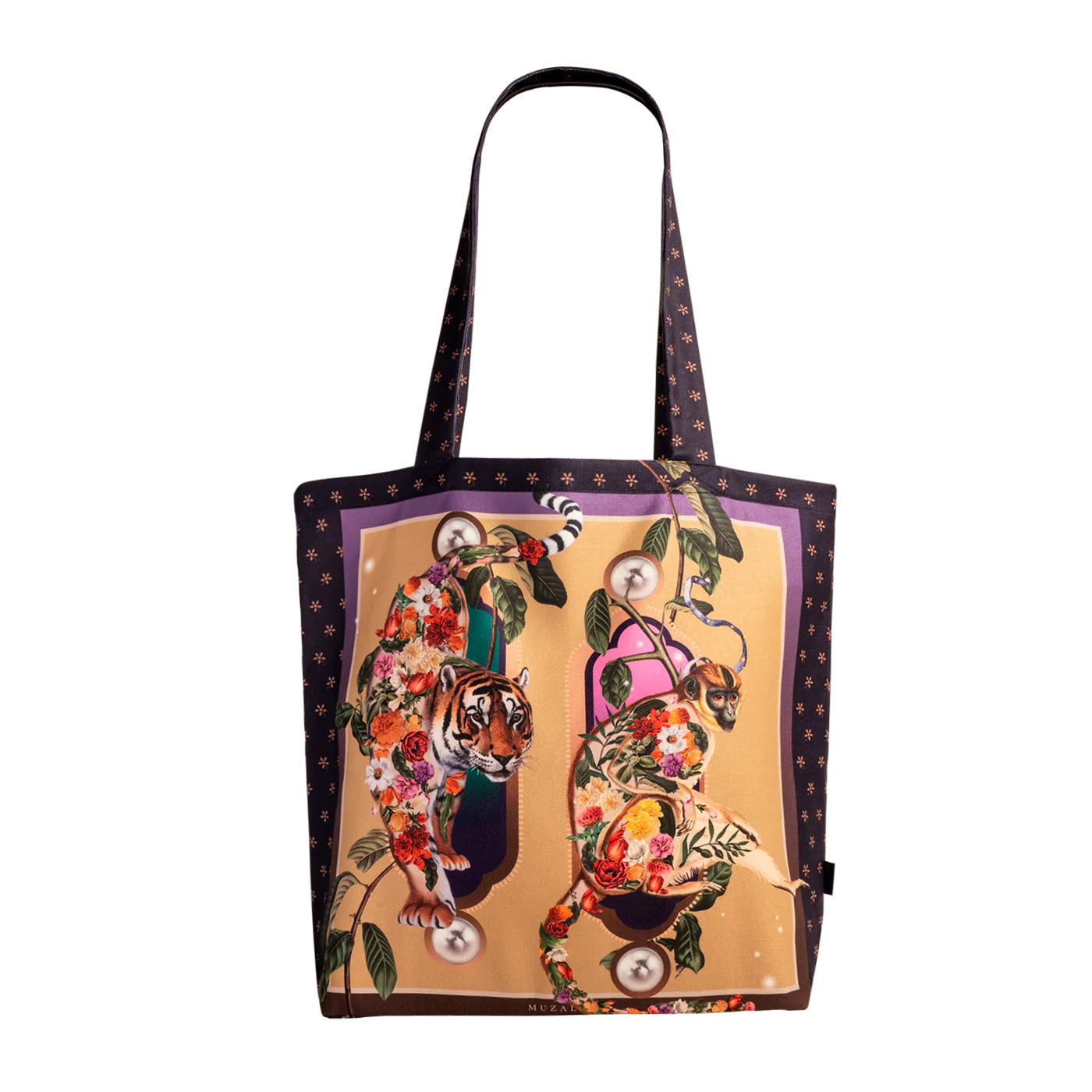 Purple India Tote Bag