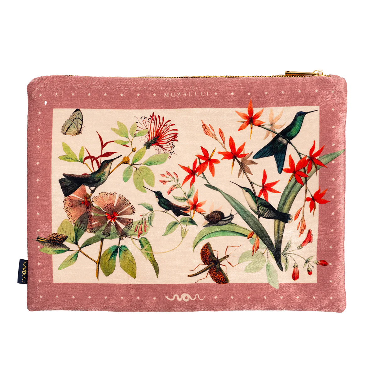 Hand Bag Pink Hummingbid