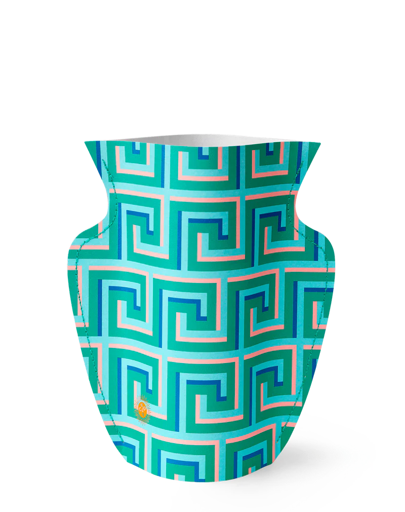 Icarus Mini Paper Vase Green