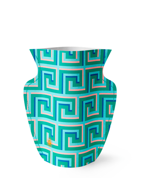 Icarus Mini Paper Vase Green