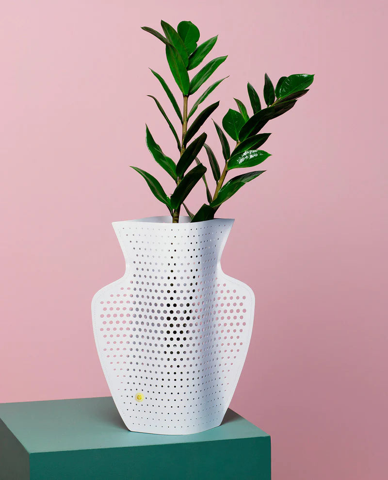 Cyano Paper Vase