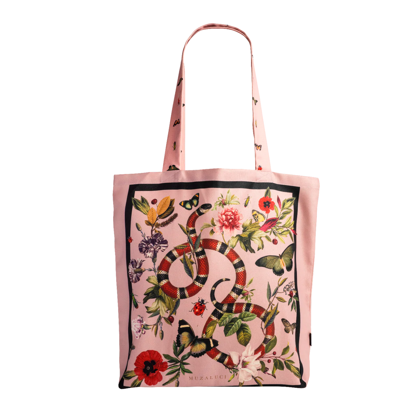 Pink Serpent Tote Bag